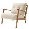 Fauteuil TIMON Tissu Saia Beige - Studio Copenhagen - Fauteuil 1 place -Pas Cher Fauteuils Magasin 1000156463 190305 16345800109 IMAGE P000000001000156463