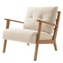 Fauteuil TIMON Tissu Saia Beige - Studio Copenhagen - Fauteuil 1 place
