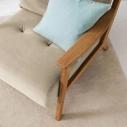 Fauteuil TIMON en velours Shyla beige - Studio Copenhagen - Design et Confort Moderne -Pas Cher Fauteuils Magasin 1000156472 190516 09281800087 GALLERYIMAGES P000000001000156472