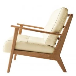 Fauteuil TIMON en Cuir Véritable Neka Crème par Studio Copenhagen -Pas Cher Fauteuils Magasin 1000156474 190305 16352600211 GALLERYIMAGES P000000001000156474