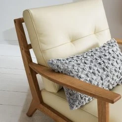 Fauteuil TIMON en Cuir Véritable Neka Crème par Studio Copenhagen -Pas Cher Fauteuils Magasin 1000156474 190516 09282100096 GALLERYIMAGES P000000001000156474