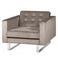 Fredriks Fauteuil Chelsea III - Microfibre Gris clair - Confort et Élégance