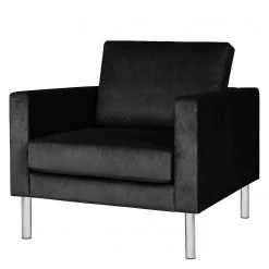 Fredriks Fauteuil Portobello III - Microfibre Noir - Design Moderne et Confortable