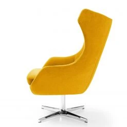 Fauteuil Crawley en Microfibre Jaune Moutarde - Confort & Stylo Loftscape -Pas Cher Fauteuils Magasin 1000157338 190320 11533300009 GALLERYIMAGES P000000001000157338