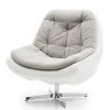 Fauteuil Roxana Loftscape - Imitation Cuir ou Tissu Blanc Gris - Confort Moderne -Pas Cher Fauteuils Magasin 1000157339 190320 11533300013 IMAGE P000000001000157339