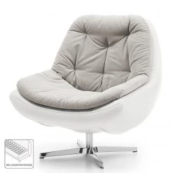 Fauteuil Roxana Loftscape - Imitation Cuir ou Tissu Blanc Gris - Confort Moderne -Pas Cher Fauteuils Magasin 1000157339 190320 11533300014 ICON GALLERYIMAGES P000000001000157339 icon seal