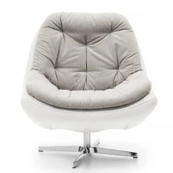 Fauteuil Roxana Loftscape - Imitation Cuir ou Tissu Blanc Gris - Confort Moderne -Pas Cher Fauteuils Magasin 1000157339 190320 11533300017 GALLERYIMAGES P000000001000157339
