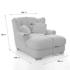 Ridgevalley Loveuse Liwan I - Microfibre Gris platine | Fauteuil 1 place -Pas Cher Fauteuils Magasin 1000157693 190314 11235800020 GALLERYIMAGES P000000001000157693