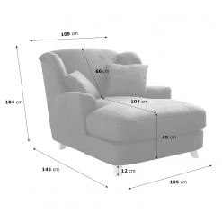 Ridgevalley Loveuse Garza II - Tissage à plat - Bleu layette | Fauteuil 1 place Design et Confort -Pas Cher Fauteuils Magasin 1000157715 190314 11240500162 GALLERYIMAGES P000000001000157715