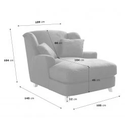 Fauteuil 1 place Ridgevalley Loveuse Garza I - Imitation cuir / Tissu structuré - Beige / Marron -Pas Cher Fauteuils Magasin 1000157729 190314 11241100249 GALLERYIMAGES P000000001000157729