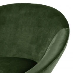 Jack & Alice Fauteuil design Eicken en Velours Vert vieilli - Confort et élégance pour votre salon -Pas Cher Fauteuils Magasin 1000159499 190320 12030500059 GALLERYIMAGES P000000001000159499