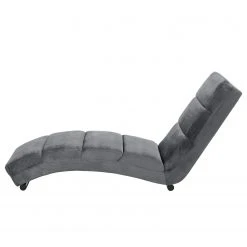 Chaise relax Jack & Alice Seaham en velours gris foncé - Confort et élégance -Pas Cher Fauteuils Magasin 1000159503 190320 12030500094 GALLERYIMAGES P000000001000159503