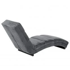 Chaise relax Jack & Alice Seaham en velours gris foncé - Confort et élégance -Pas Cher Fauteuils Magasin 1000159503 190320 12030600095 GALLERYIMAGES P000000001000159503