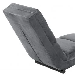 Chaise relax Jack & Alice Seaham en velours gris foncé - Confort et élégance -Pas Cher Fauteuils Magasin 1000159503 190320 12030600098 GALLERYIMAGES P000000001000159503