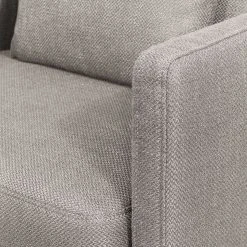 Mørteens Fauteuil Schore - Fauteuil 1 Place en Tissu Gris Clair - Confort et Élégance -Pas Cher Fauteuils Magasin 1000166849 190502 13141800067 GALLERYIMAGES P000000001000166849