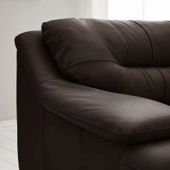 Fredriks Fauteuil Lutz II - Cuir véritable - Marron foncé - Fauteuil 1 place élégant et confortable -Pas Cher Fauteuils Magasin 1000167391 210323 15222901527 DETAILS P000000001000167391