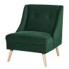 Fauteuil Buxin I en Velours Vert Vieilli - Confort et Élégance | Mørteens