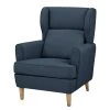 Maison Belfort Fauteuil bergère Boddin I - Tissu Bleu Jeans | Confort et Élégance -Pas Cher Fauteuils Magasin 1000174649 190912 12582500067 IMAGE P000000001000174649