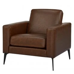 Fauteuil Crove - Imitation cuir Marron | Ars manufacti | Confort et Élégance