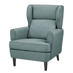 Fauteuil bergère Boddin I en Tissu Bleu-gris - Maison Belfort | Confort et Élégance