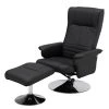 Fredriks Fauteuil de relaxation Devato avec repose-pieds - Imitation cuir noir - Confort optimal -Pas Cher Fauteuils Magasin 1000176582 191125 07411300009 IMAGE P000000001000176582