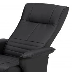 Fredriks Fauteuil de relaxation Devato avec repose-pieds - Imitation cuir noir - Confort optimal -Pas Cher Fauteuils Magasin 1000176582 191125 07411400014 DETAILS P000000001000176582