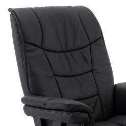 Fredriks Fauteuil massant Carapina avec repose-pieds - Cuir véritable ou imitation cuir - Noir | Fauteuil relax -Pas Cher Fauteuils Magasin 1000176592 191125 07411400035 DETAILS P000000001000176592