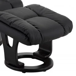 Fredriks Fauteuil massant Carapina avec repose-pieds - Cuir véritable ou imitation cuir - Noir | Fauteuil relax -Pas Cher Fauteuils Magasin 1000176592 191125 07411400037 DETAILS P000000001000176592