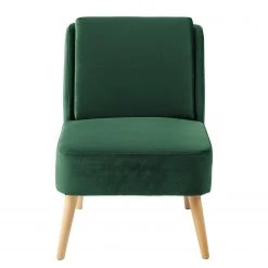 Mørteens Fauteuil Papicu - Velours - Vert foncé - Fauteuil 1 place élégant et confortable -Pas Cher Fauteuils Magasin 1000176649 201026 16351100002 DETAILS P000000001000176649