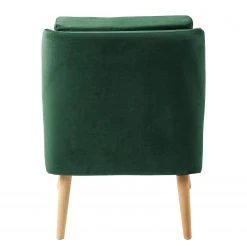 Mørteens Fauteuil Papicu - Velours - Vert foncé - Fauteuil 1 place élégant et confortable -Pas Cher Fauteuils Magasin 1000176649 201026 16351200004 DETAILS P000000001000176649