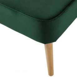 Mørteens Fauteuil Papicu - Velours - Vert foncé - Fauteuil 1 place élégant et confortable -Pas Cher Fauteuils Magasin 1000176649 201026 16351400007 DETAILS P000000001000176649
