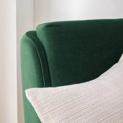 Mørteens Fauteuil Papicu - Velours - Vert foncé - Fauteuil 1 place élégant et confortable -Pas Cher Fauteuils Magasin 1000176649 210401 16111200003 DETAILS P000000001000176649