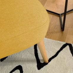 Fredriks Fauteuil Tusmore - Tissu Jaune | Confortable et Élégant -Pas Cher Fauteuils Magasin 1000176656 200327 14132000067 DETAILS P000000001000176656