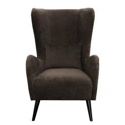 Jack & Alice Fauteuil Pillig - Velours Marron Foncé, Fauteuil 1 Place sans Repose-Pieds -Pas Cher Fauteuils Magasin 1000179110 190911 09323100204 DETAILS P000000001000179110