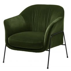 Fauteuil Lubz Velours Vert Foncé 1 Place par Studio Copenhagen - Design et Confort