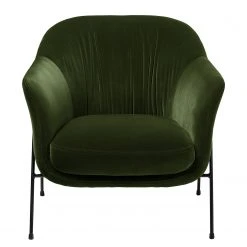 Fauteuil Lubz Velours Vert Foncé 1 Place par Studio Copenhagen - Design et Confort -Pas Cher Fauteuils Magasin 1000179434 200207 10241800050 DETAILS P000000001000179434