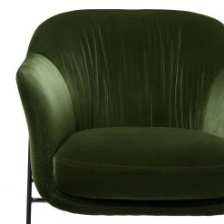 Fauteuil Lubz Velours Vert Foncé 1 Place par Studio Copenhagen - Design et Confort -Pas Cher Fauteuils Magasin 1000179434 200207 10241800054 DETAILS P000000001000179434