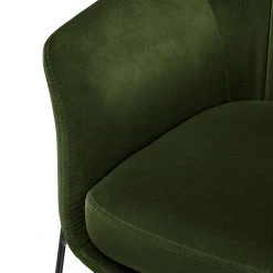 Fauteuil Lubz Velours Vert Foncé 1 Place par Studio Copenhagen - Design et Confort -Pas Cher Fauteuils Magasin 1000179434 200207 10241800056 DETAILS P000000001000179434