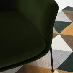 Fauteuil Lubz Velours Vert Foncé 1 Place par Studio Copenhagen - Design et Confort -Pas Cher Fauteuils Magasin 1000179434 200320 15320800021 DETAILS P000000001000179434