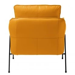 Fauteuil Knokke II en Cuir Véritable Jaune Doré - Confort et Élégance | Studio Copenhagen -Pas Cher Fauteuils Magasin 1000179435 200211 09285900013 DETAILS P000000001000179435