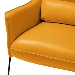 Fauteuil Knokke II en Cuir Véritable Jaune Doré - Confort et Élégance | Studio Copenhagen -Pas Cher Fauteuils Magasin 1000179435 200211 09285900014 DETAILS P000000001000179435