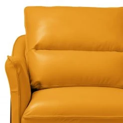 Fauteuil Knokke II en Cuir Véritable Jaune Doré - Confort et Élégance | Studio Copenhagen -Pas Cher Fauteuils Magasin 1000179435 200211 09285900016 DETAILS P000000001000179435