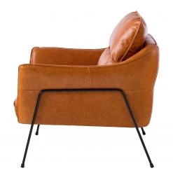 Studio Copenhagen Fauteuil Knokke I - Cuir véritable Cognac - Fauteuil 1 place élégant et confortable -Pas Cher Fauteuils Magasin 1000179437 210323 15234001701 DETAILS P000000001000179437