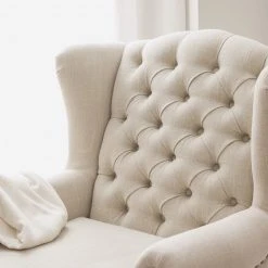 Fauteuil Noda Crème - Maison Belfort - Tissu Haut de Gamme -Pas Cher Fauteuils Magasin 1000179520 200617 12144100003 DETAILS P000000001000179520