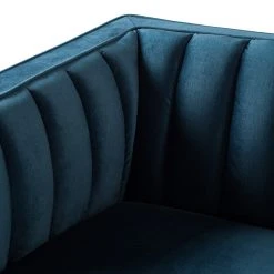 Fauteuil Borlo Bleu Marine - Confort élégant pour votre salon | Jack & Alice -Pas Cher Fauteuils Magasin 1000180145 200710 14194500015 DETAILS P000000001000180145