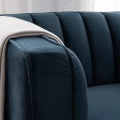 Fauteuil Borlo Bleu Marine - Confort élégant pour votre salon | Jack & Alice -Pas Cher Fauteuils Magasin 1000180145 201030 05552500029 DETAILS P000000001000180145