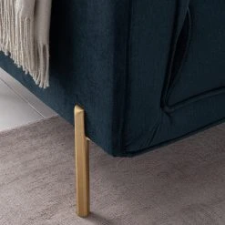 Fauteuil Borlo Bleu Marine - Confort élégant pour votre salon | Jack & Alice -Pas Cher Fauteuils Magasin 1000180145 201030 05552600030 DETAILS P000000001000180145