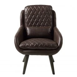 Fauteuil Belrose I en Imitation Cuir - Marron Foncé - Confort et Style par Ars Manufacti -Pas Cher Fauteuils Magasin 1000180872 200708 10521700002 DETAILS P000000001000180872