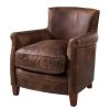 Fauteuil Katira en Cuir Marron - Confort et Élégance | Maison Belfort
