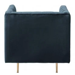 Jack & Alice Fauteuil Reynella - Velours Bleu marine - Fauteuil 1 place élégant et confortable -Pas Cher Fauteuils Magasin 1000180878 201021 13454200004 DETAILS P000000001000180878